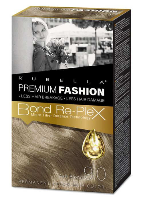 RUBELLA Premium Fashion Color 9.0 Пепельный Блондин 