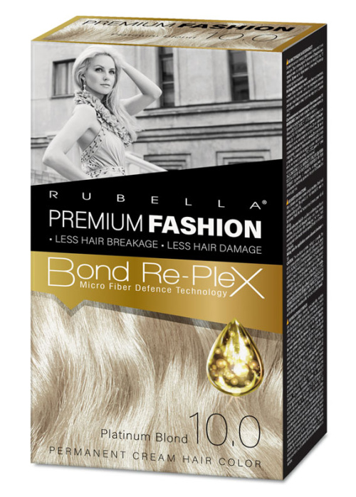 RUBELLA Premium Fashion Color 10.0 Платиновый Блонд 