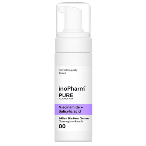 InoPharm Очищающая пенка для блестящей кожи 150мл 
