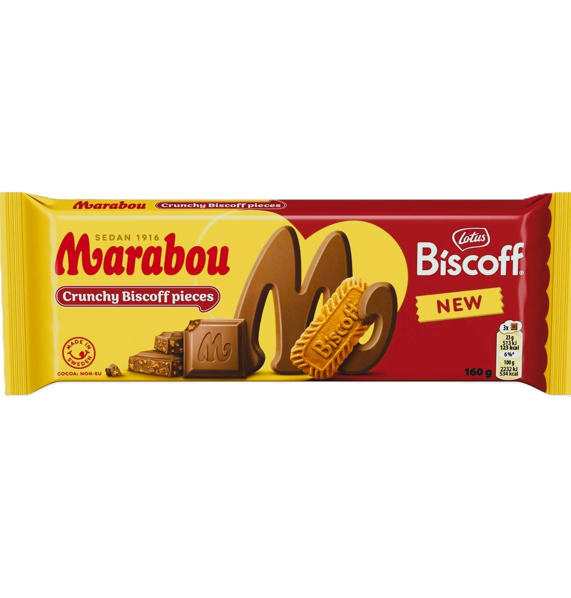 Marabou Biscoff suklaalevy 160g