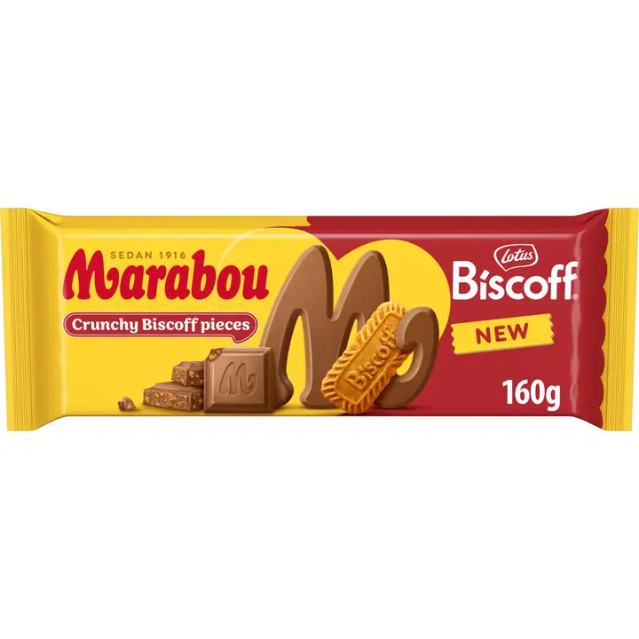 Marabou Biscoff suklaalevy 160g