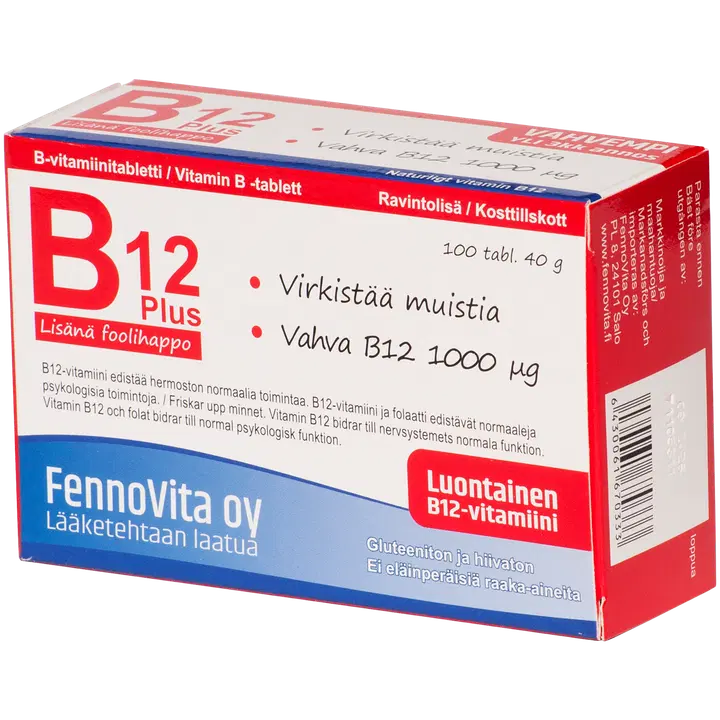Fennovita vitamin B12 100 tabs