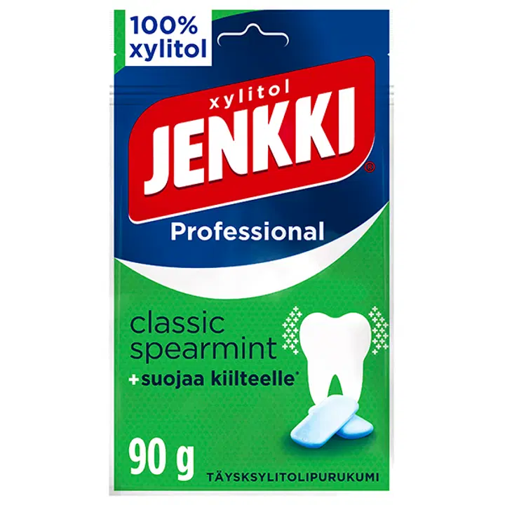 Жевательные резинки Jenkki Professional  Классическая мята 90г