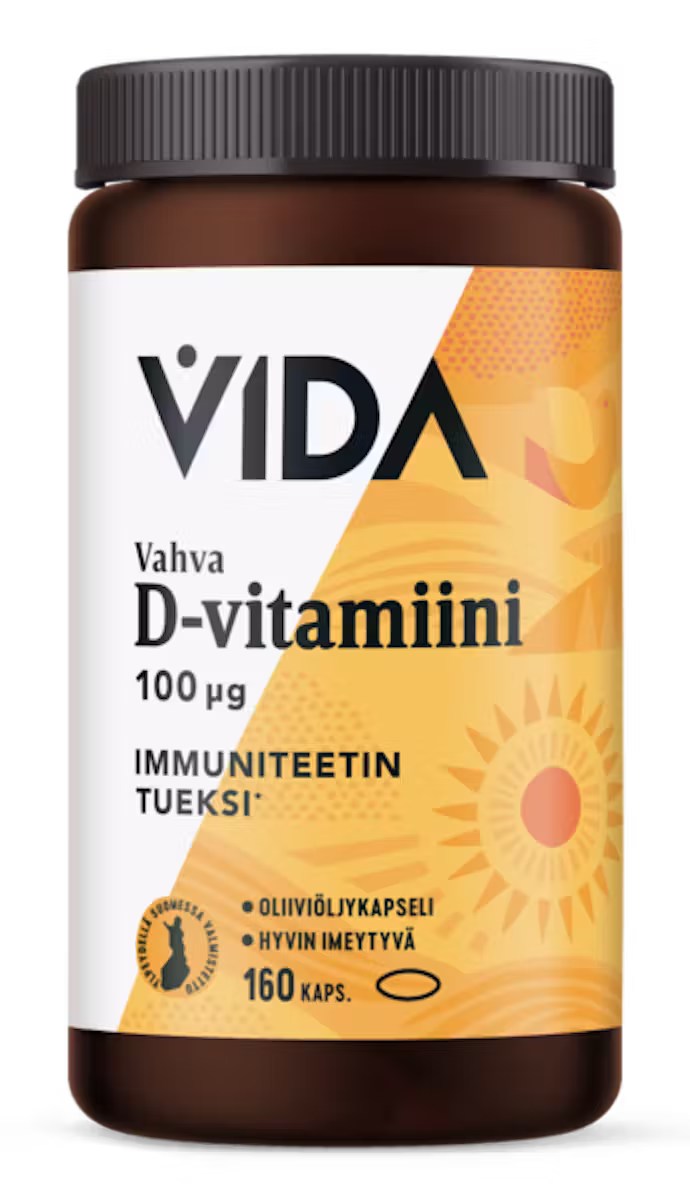 Витамин D Vida Strong 100 мкг, 160 капсул