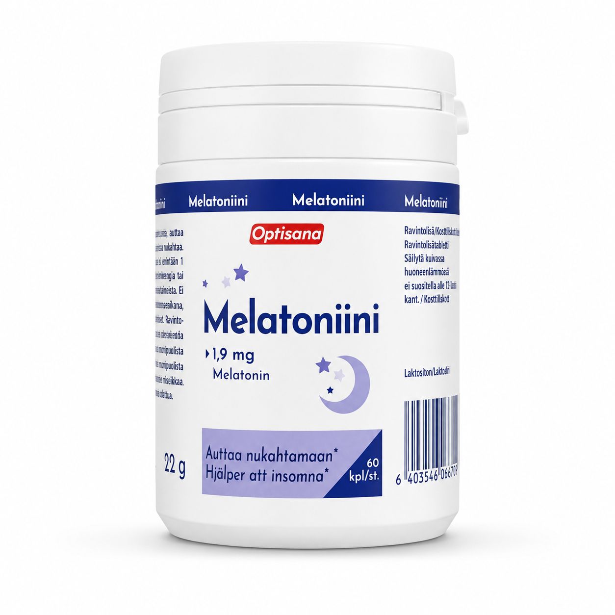 OPTISANA Melatoniini 1,9 mg