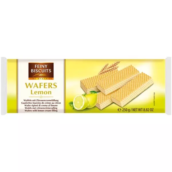 Feiny Biscuits Vohvelit Sitruunatäytteellä 250g