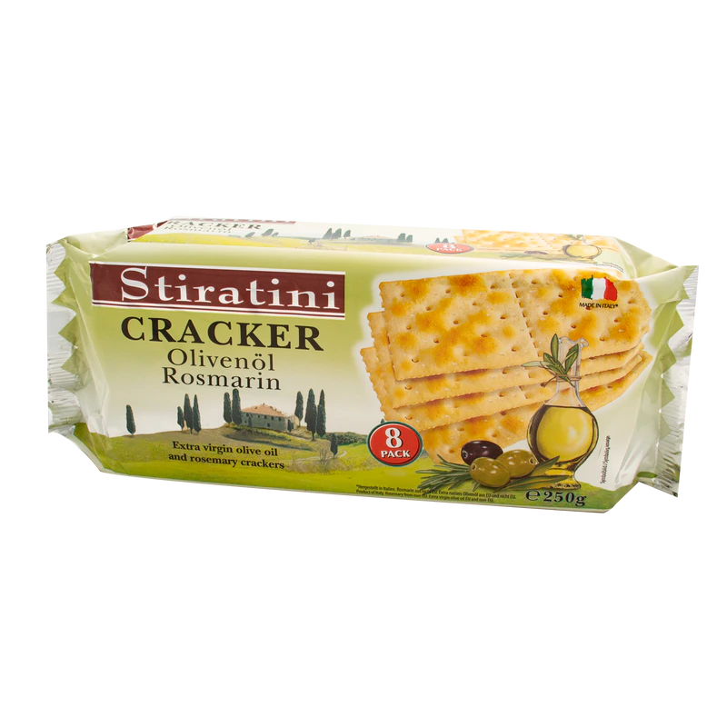 Stiratini Suolakeksit Rosmariinilla ja Oliiviöljyllä 250g