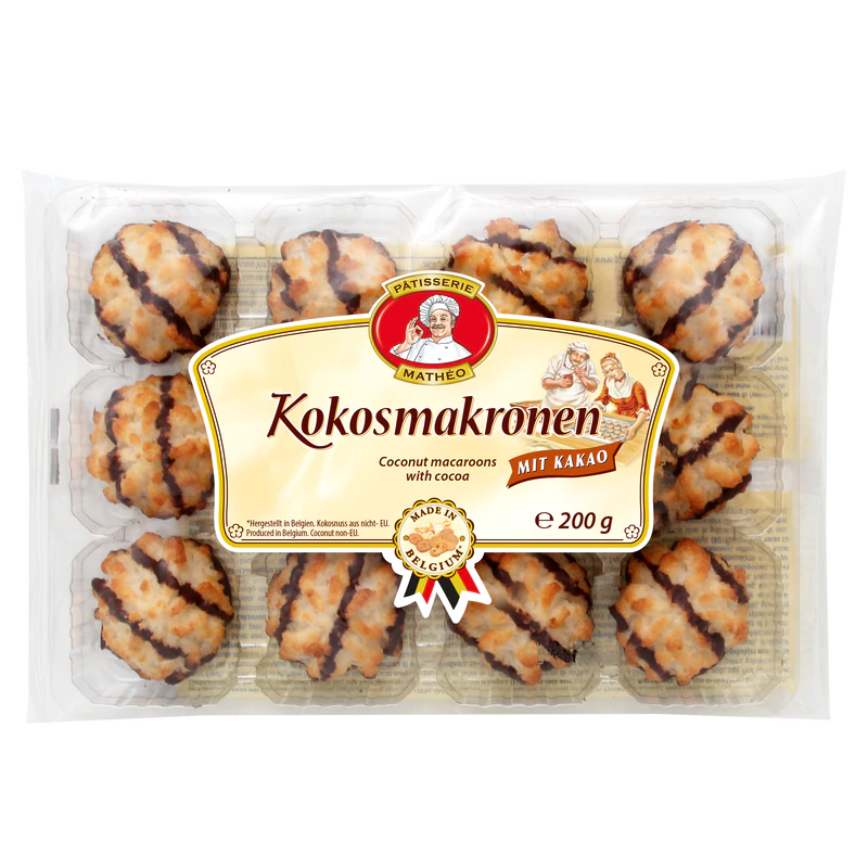 Coco Macaroons With Cacao Pƒtisseri 200g