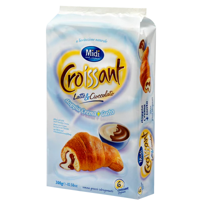Midi-maitosuklaacroissant (6*50) 300g