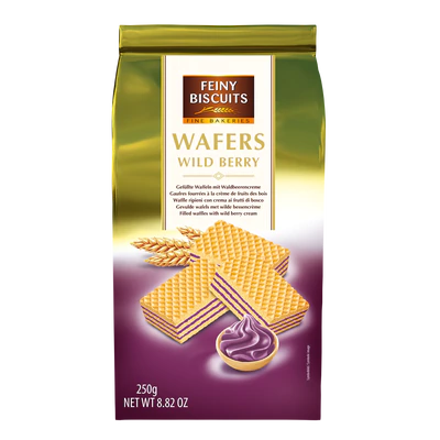 Feiny Biscuits vohvelit marjat 250g