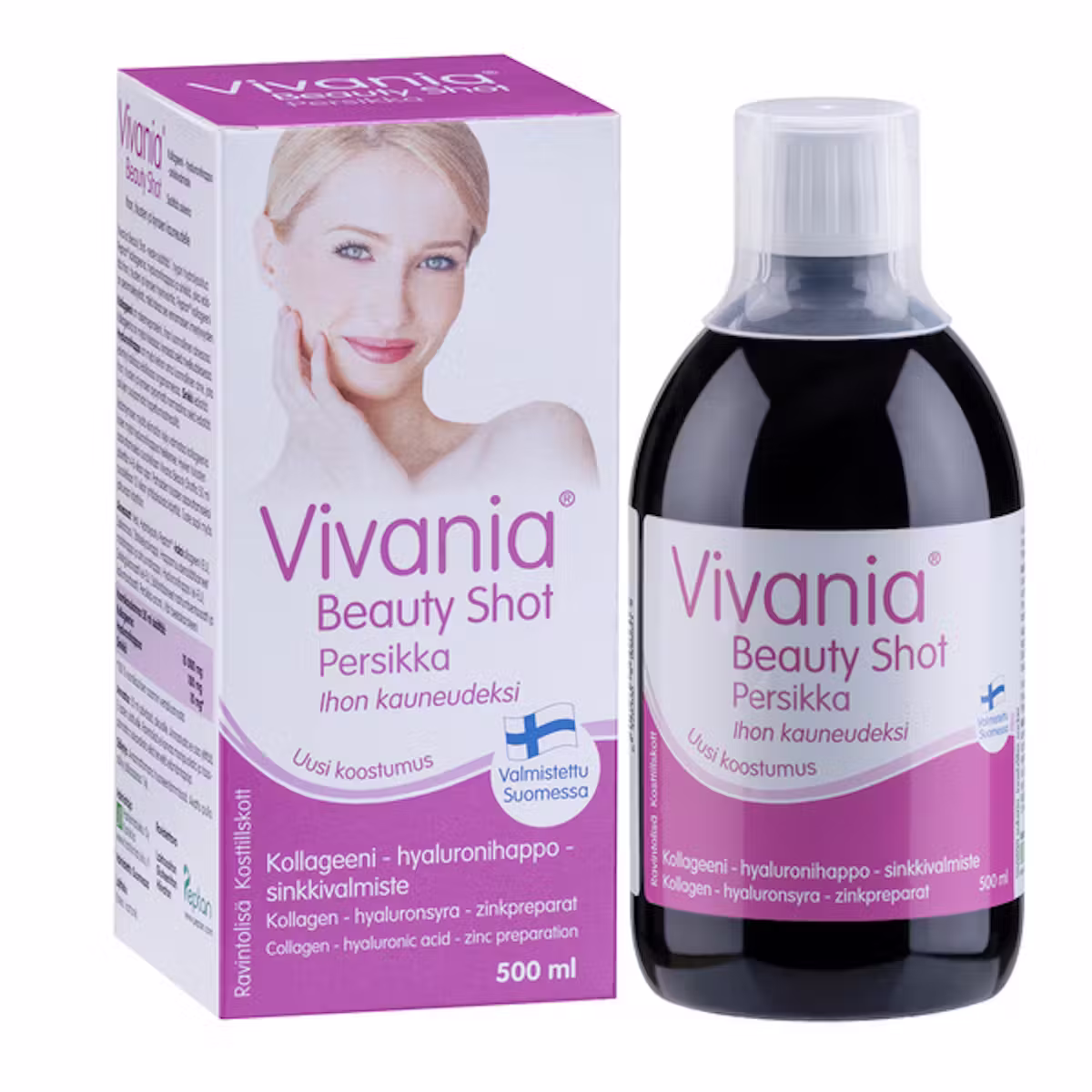 Vivania Beauty Caps Collagen - hyaluronic acid - vitamin C - biotin capsule 120 capsules.