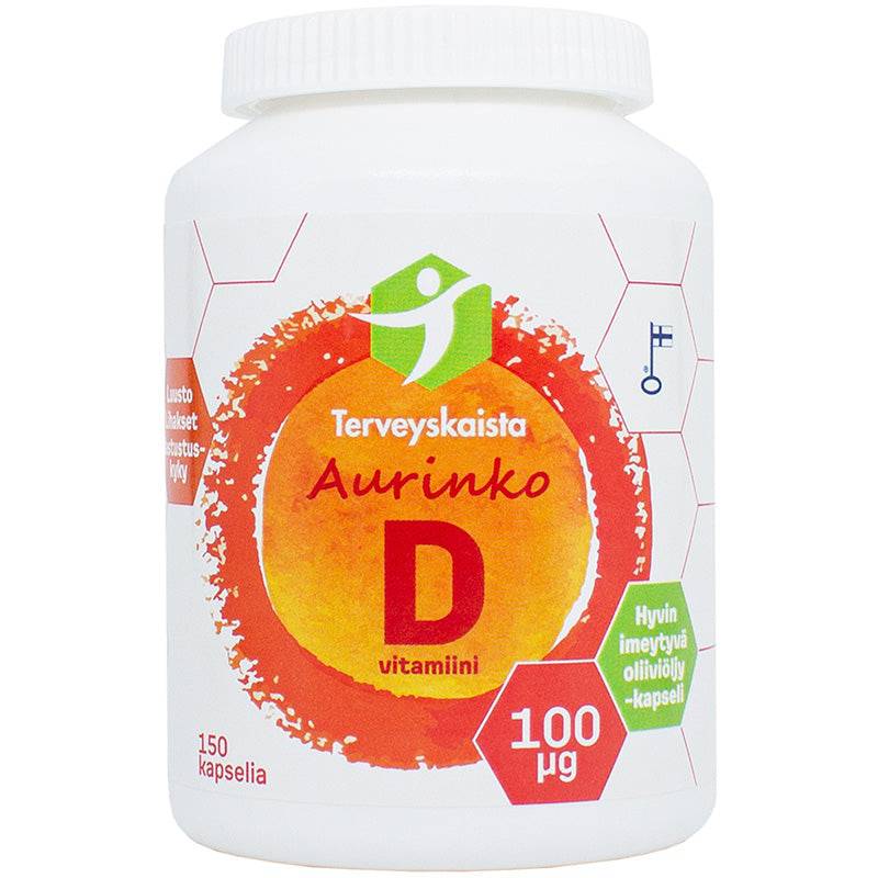 Terveyskaista D 100 µg 150 kaps