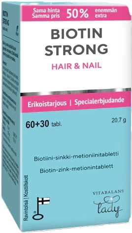 Biotin Strong Hair & Nail 60+30 tabl