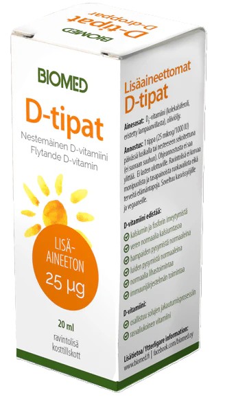 Biomed D-tipat 25 µg 20 ml