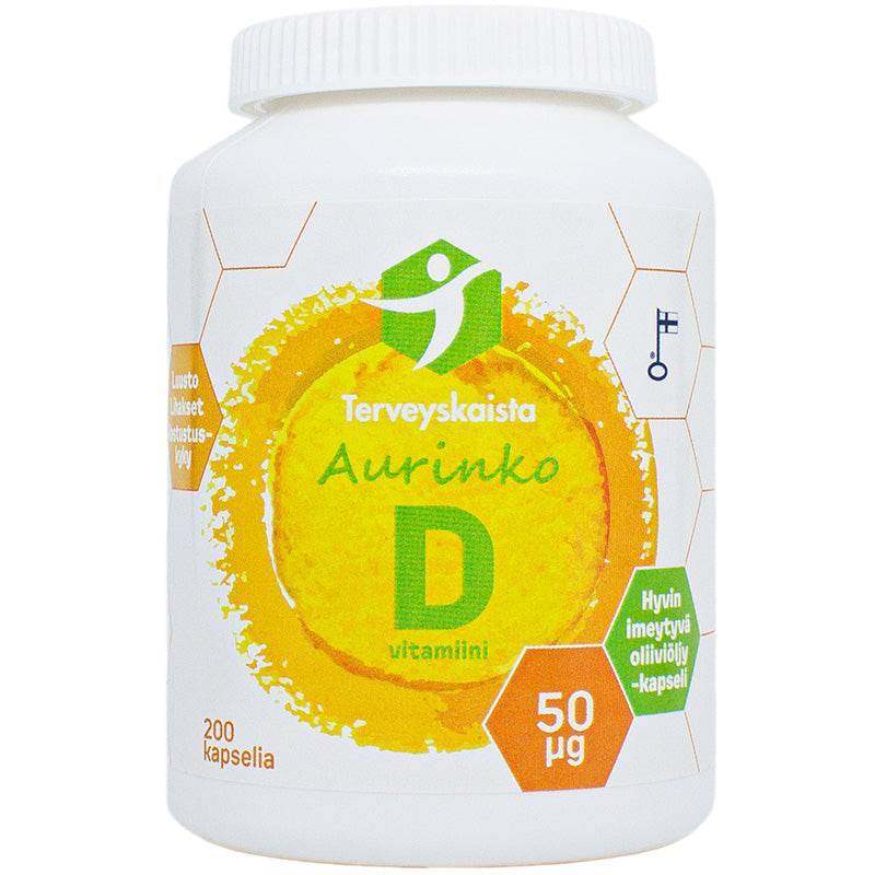 Terveyskaista D 50 µg 200 kaps