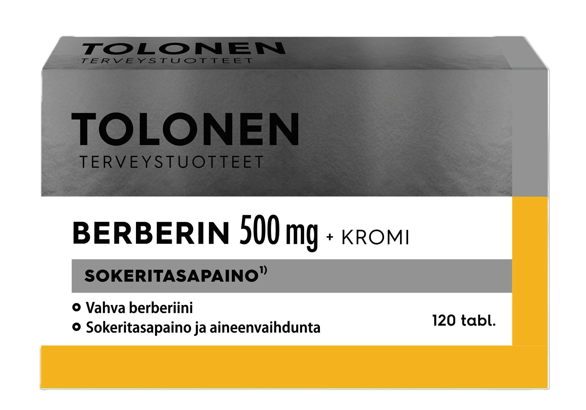 Tolonen Berberin 500 mg + Kromi 120 tabl