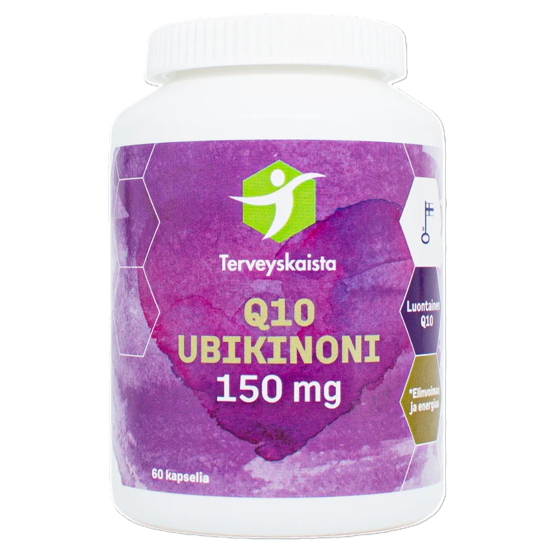 Terveyskaista Q10 Ubikinoni 150 mg 60 kaps