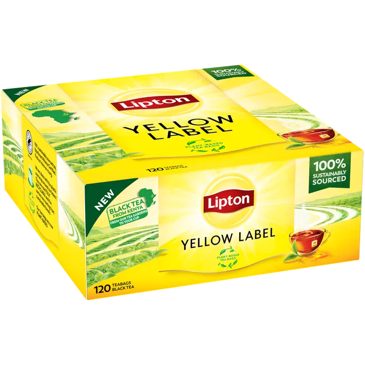 Lipton Black Tea Yellow Label 120pcs