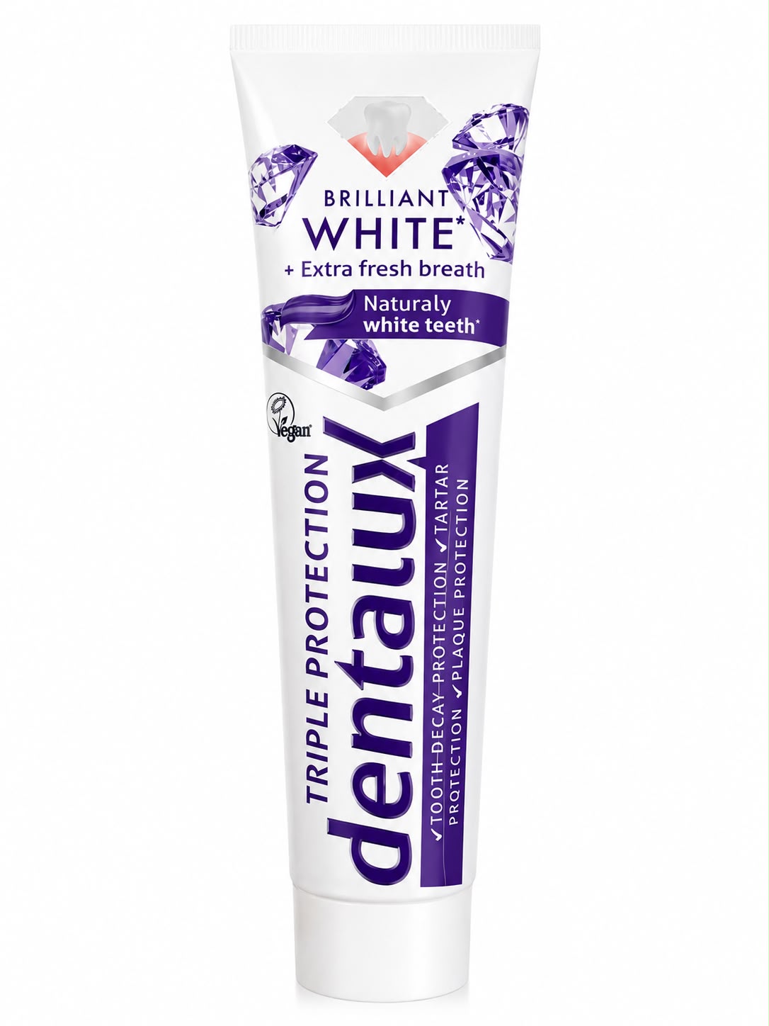 Dentalux Brilliant White -valkaiseva hammastahna 125 ml