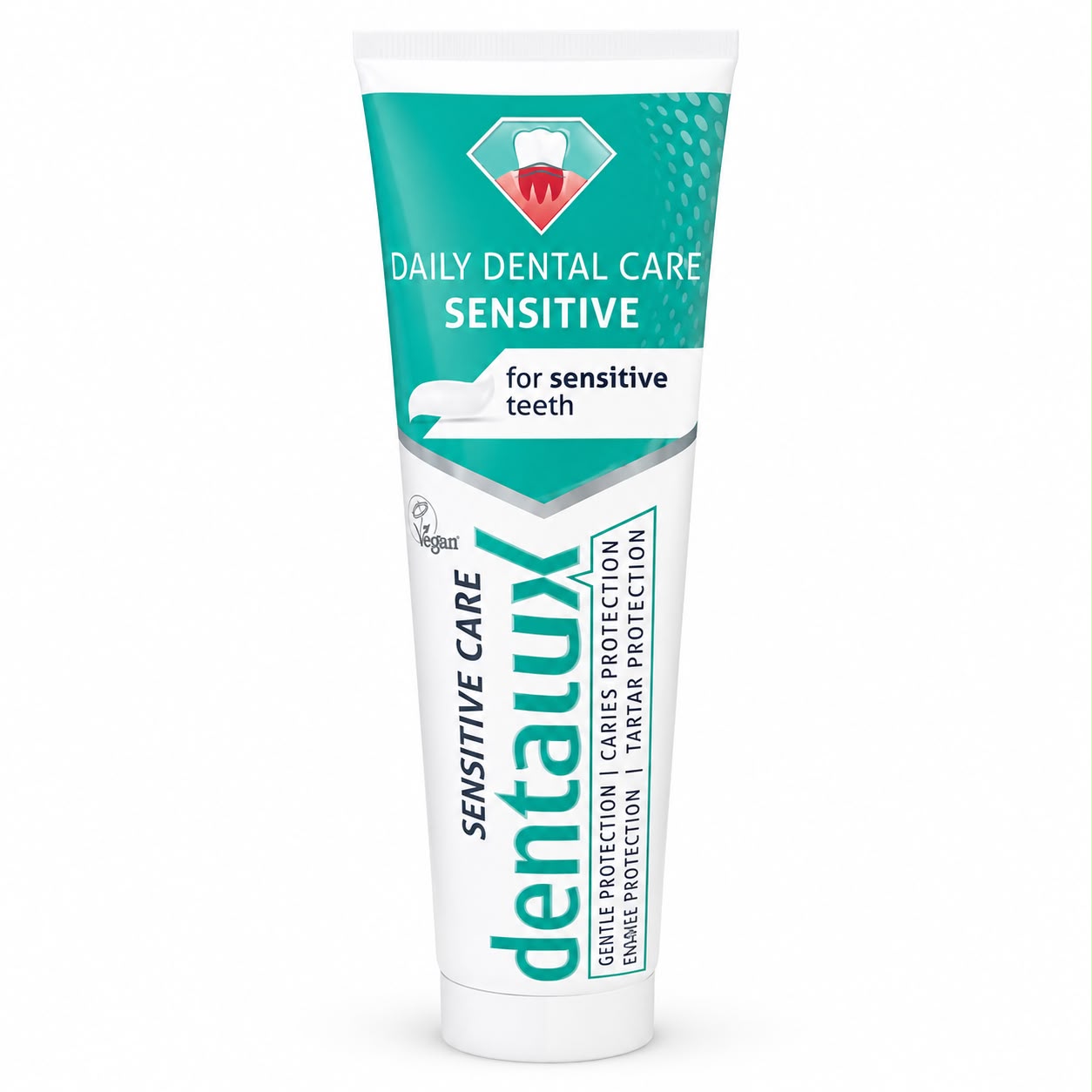 Dentallux Daily Dental Care Sensitive – hammastahna herkille hampaille, 125 ml