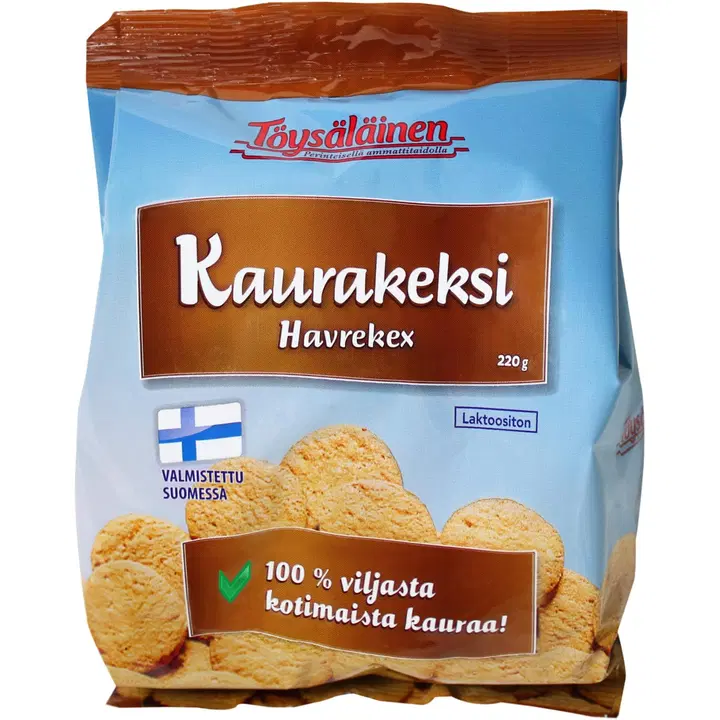 Töysäläinen kaurakeksi 100% 220g