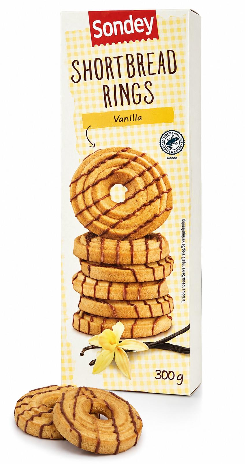 Sondey-leivontaan tarkoitetut vaniljarenkaat, 300 g