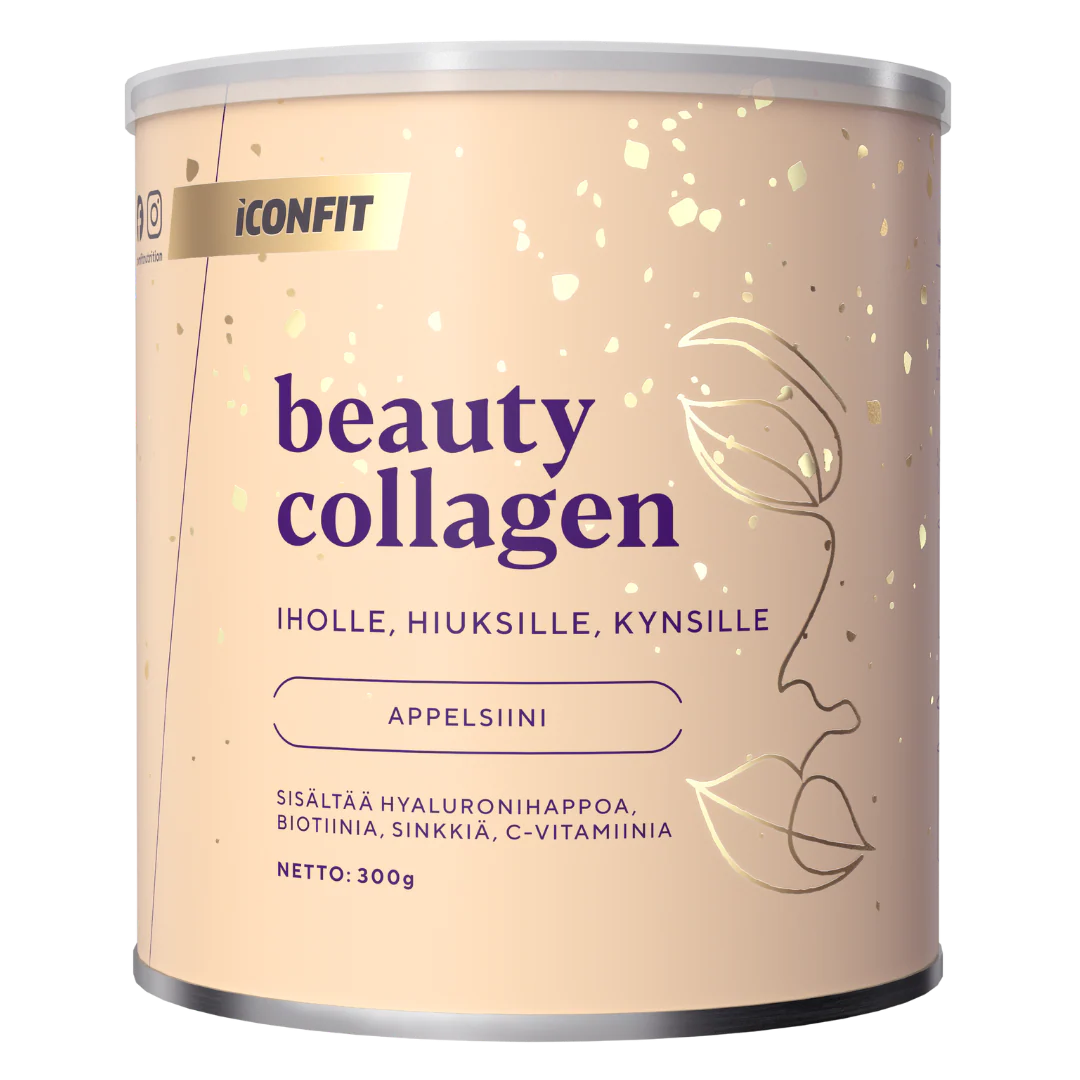 ICONFIT Beauty Collagen - Kollageenijauhe Appelsiini 300 g