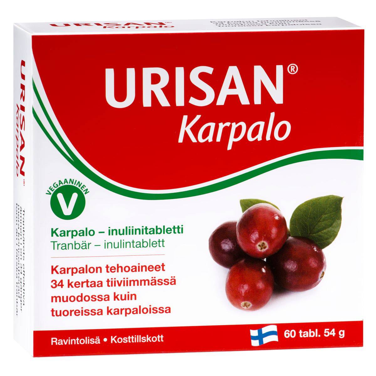 Urisan Karpalovalmiste 60tabl/54g