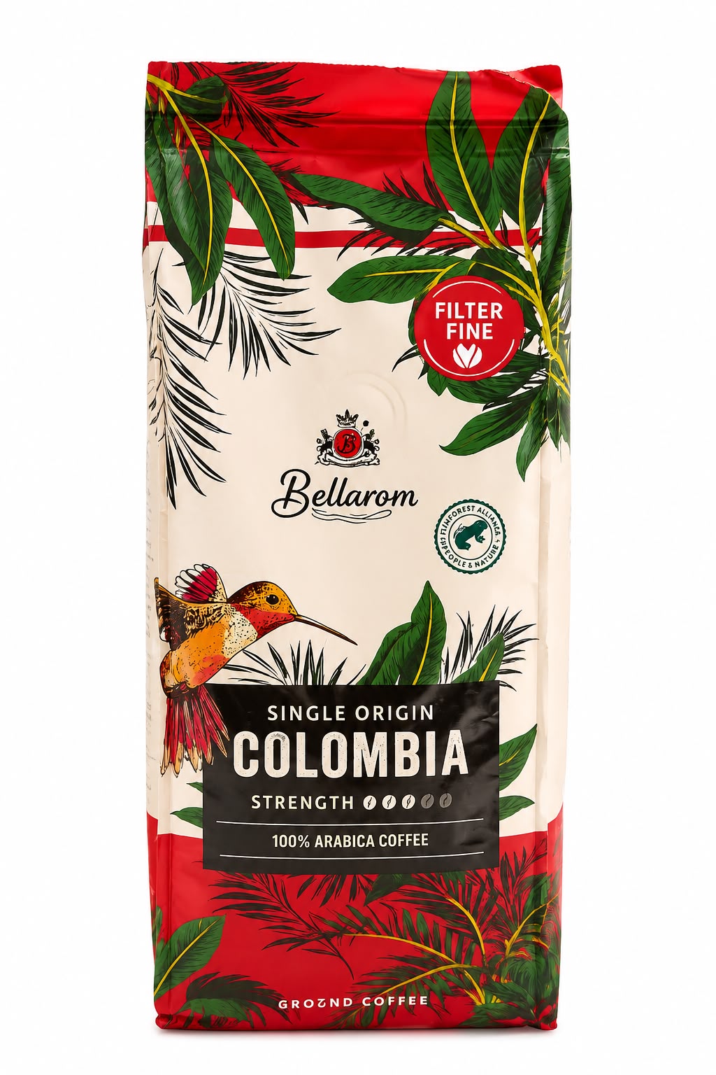 Bellarom Single Origin Colombia, jauhettu kahvi, 250 g