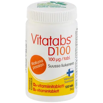 Vitatabs D 100  Passion 120 tabl / 36g