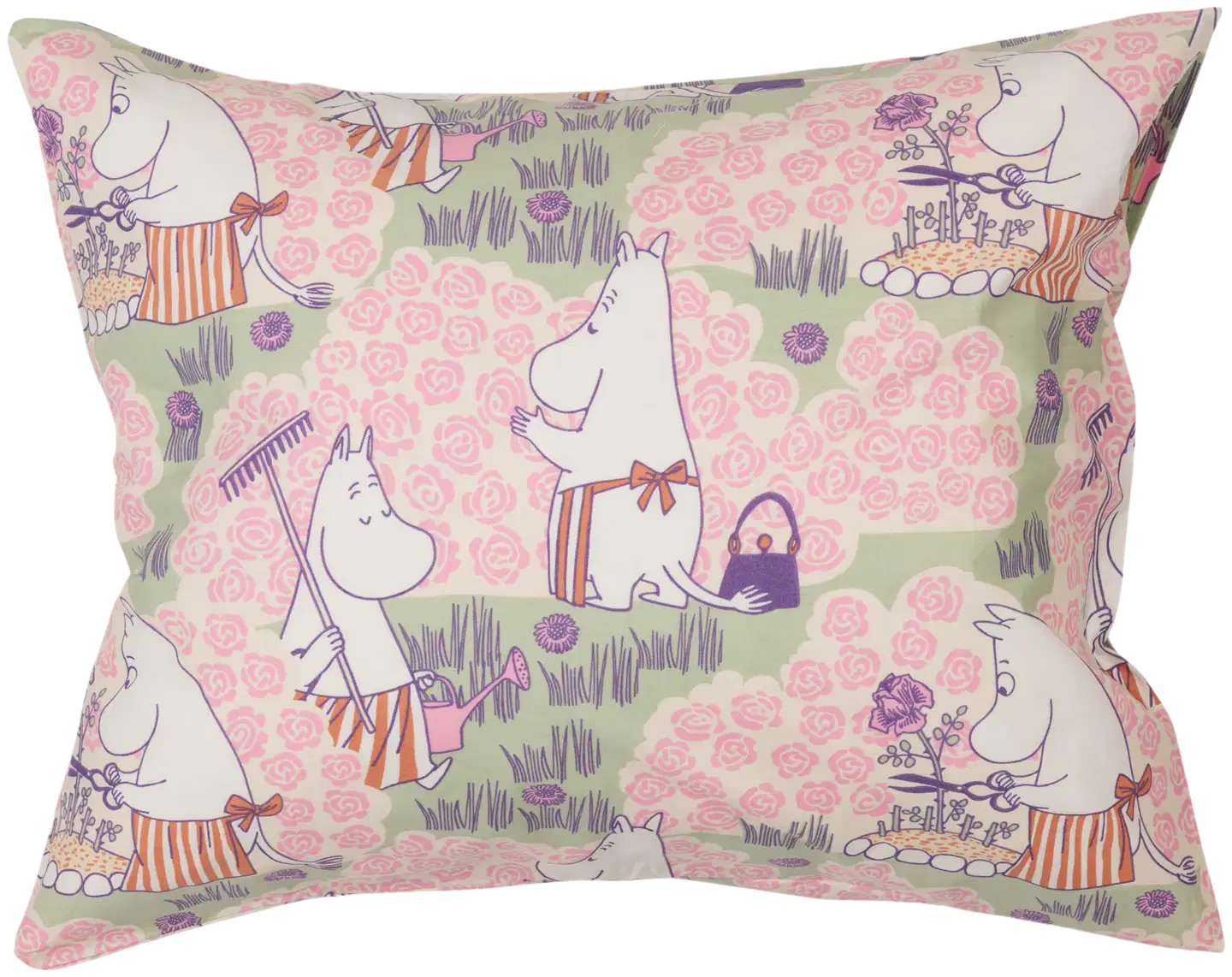 Moomin Arabia Moomin Arabia Muumi tyynyliina 50x60cm Ruusutarha GOTS