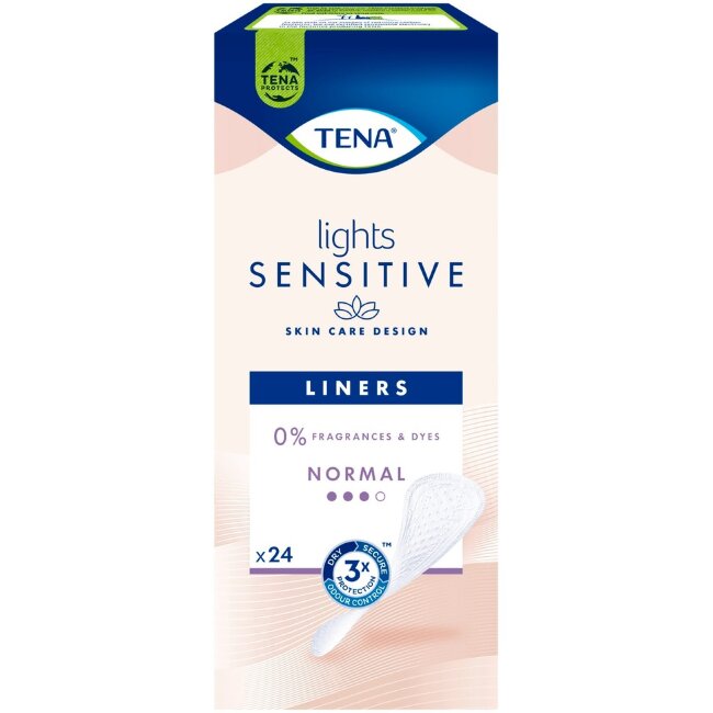 TENA Lights Sensitive Liner L pikkuhousunsuojat, 24 kpl.