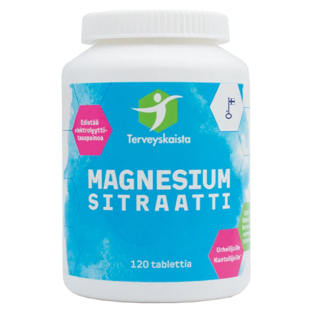 Terveyskaista Magnesiumsitraatti 120 tabl.