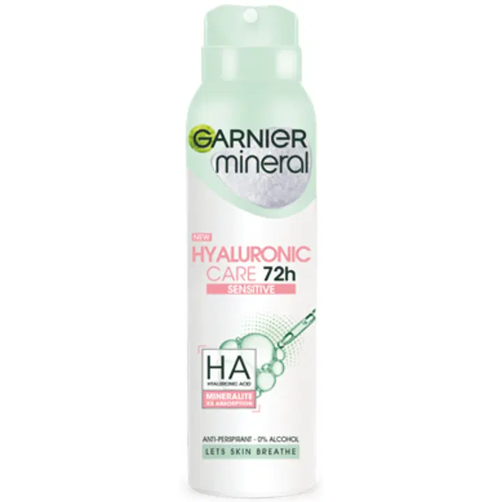 Garnier Mineral Hyaluronic Care 72h Sensitive spray deo 150 ml