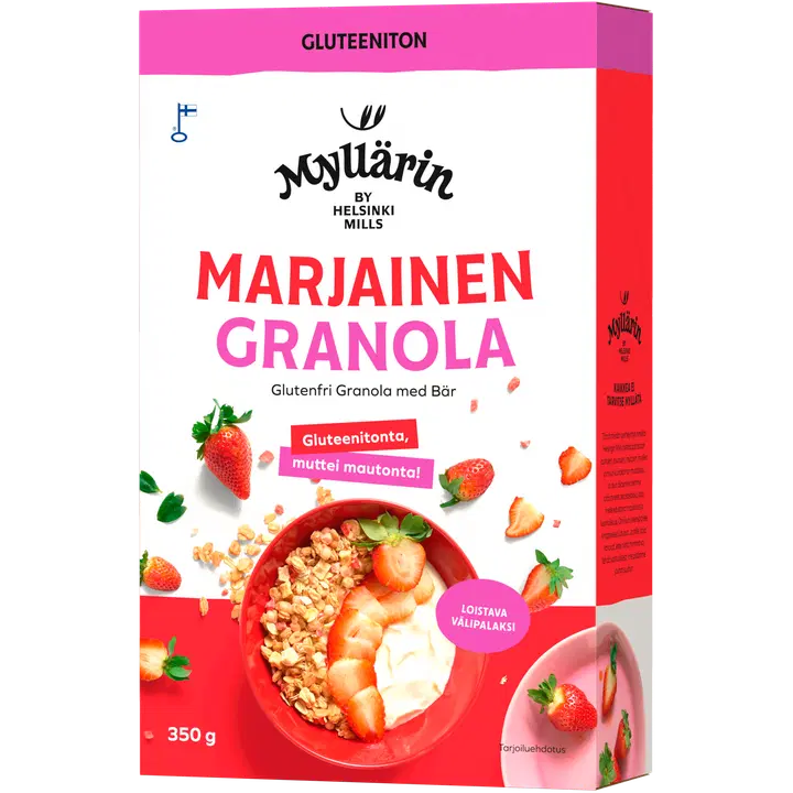 Myllärin Ягодная гранола безглютеновая 350г