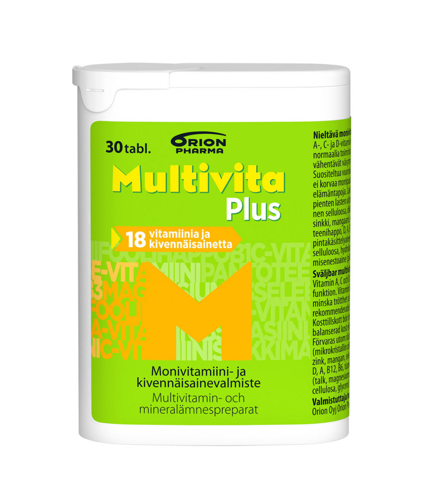 Multivita Plus monivitamiini 30 tabl
