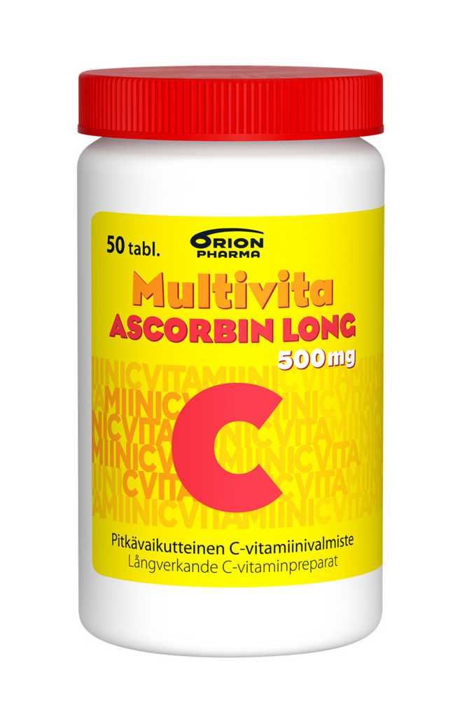 Multivita Ascorbin Long 500 mg 50 tabl (копия)