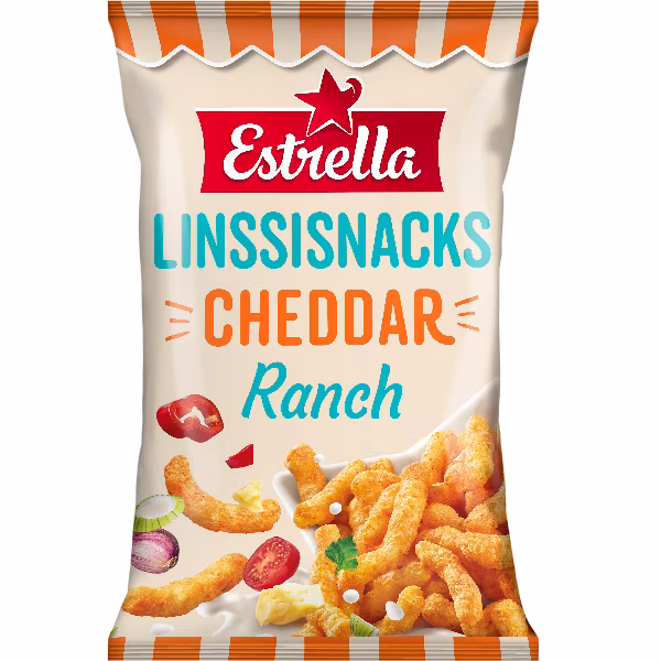 Estrella Linssisnacks 125g cheddar-ranch