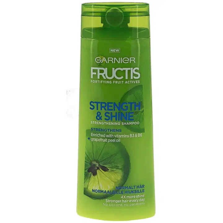Garnier Fructis Strength & Shine shampoo normaaleille hiuksille 250ml