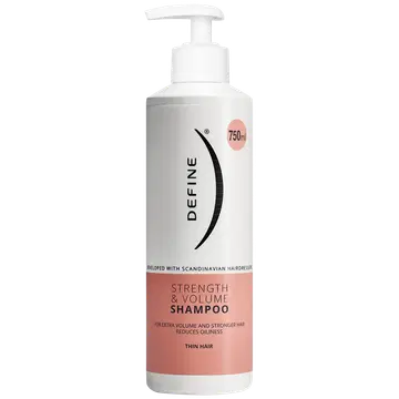 Define Strength & Volume shampoo hennoille hiuksille 750ml