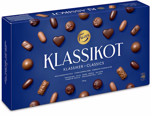 Fazer Juhlaklassikot suklaakonvehtirasia 380g