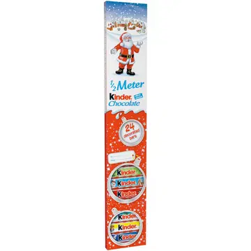 Kinder Chocolate maitosuklaata maitoisalla täytteellä 300g (24kp) Joulu