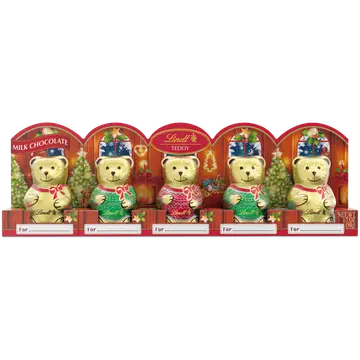 Lindt Kultanalle Mini Maitosuklaakuvio 5x10g