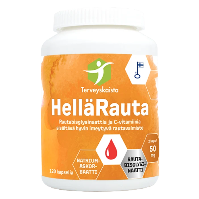 Terveyskaista HelläRauta 50 mg 120 kaps.
