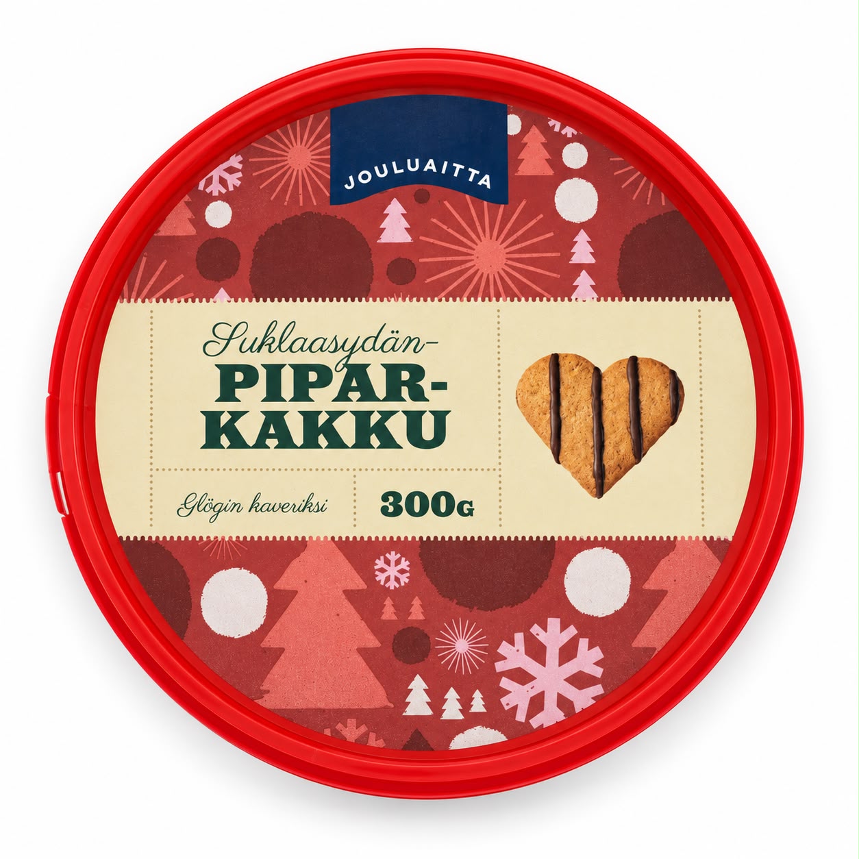 Favorina-piparkakkusydämet, -tähdet ja -rinkelit maitosuklaakuorrutteella, 500 g (копия)
