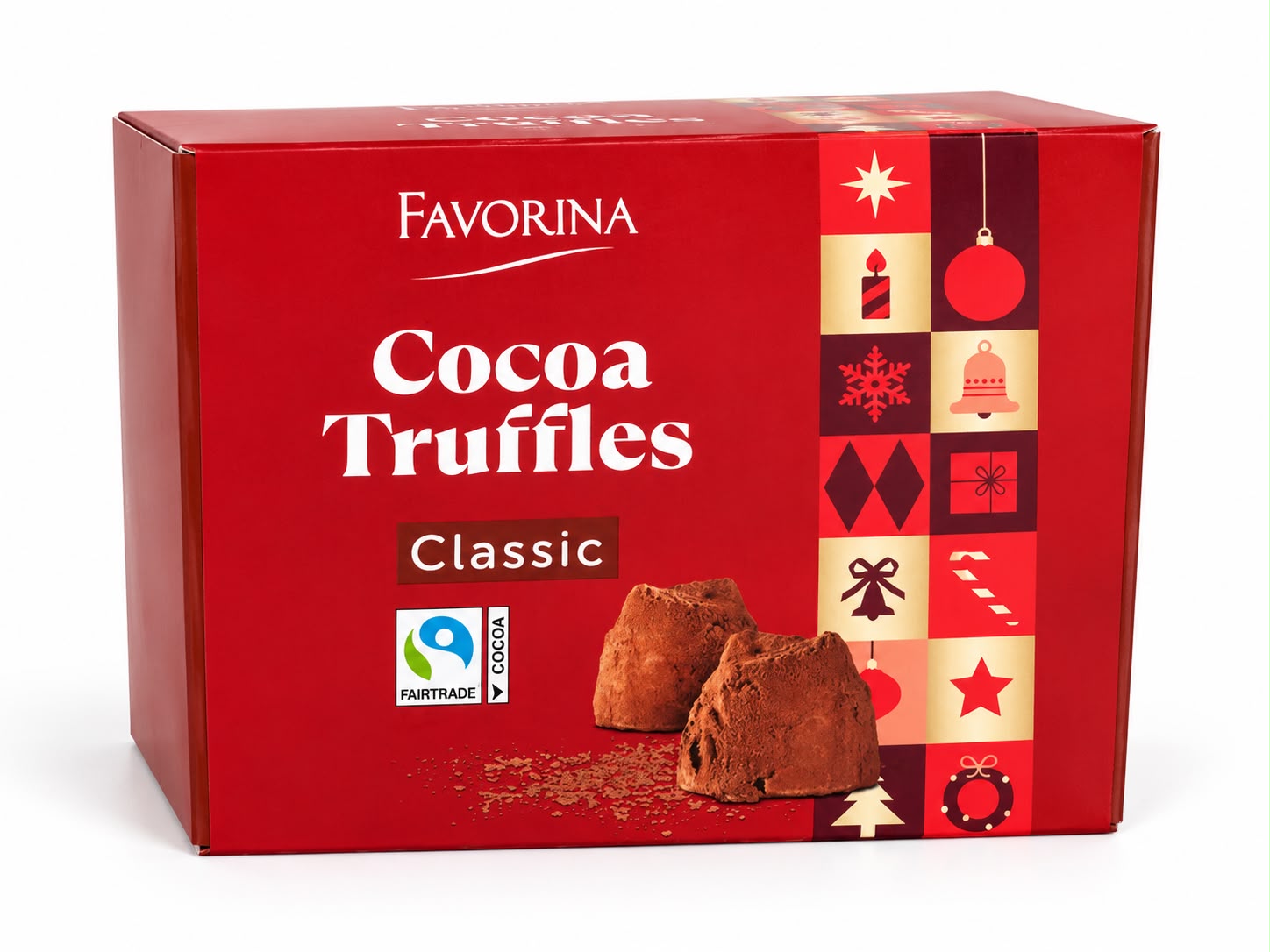 Favorina Cocoa Truffles Classic – klassisia kaakaotryffeleitä, 250 g
