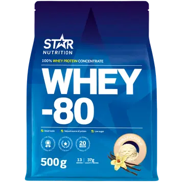 Star Nutrition Whey-80 Vanilla 500g