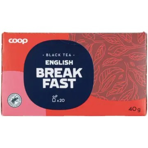 Чай Coop English Breakfast 40 г 20 шт. 