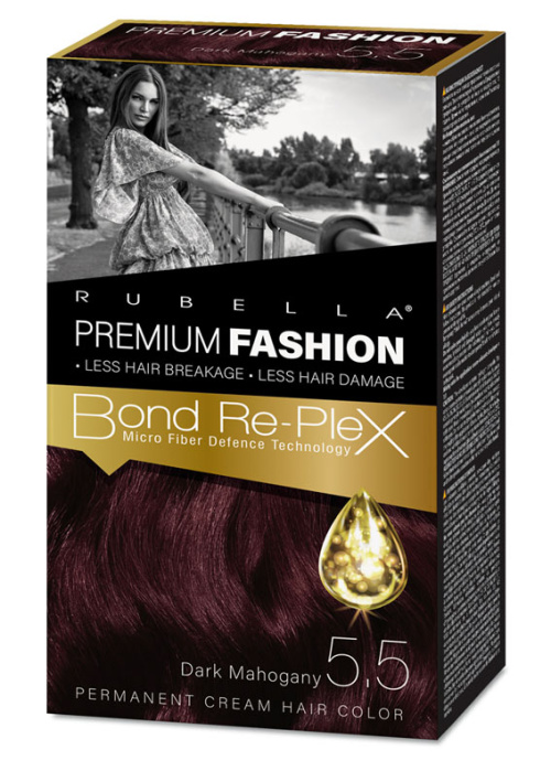RUBELLA Premium Fashion Color 5.5 тёмное красное дерево 