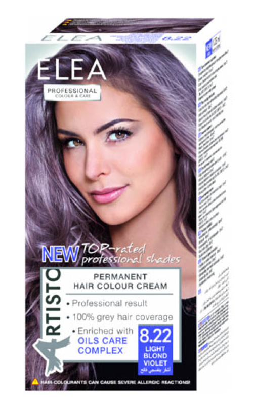 Elea Artisto Light Blond Violet 8.22 Краска для волос 